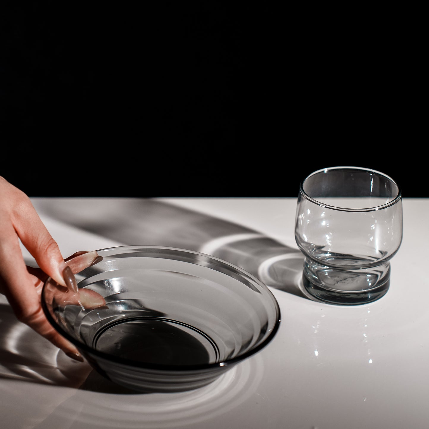 Lelac Smokey Grey Cereal Bowl