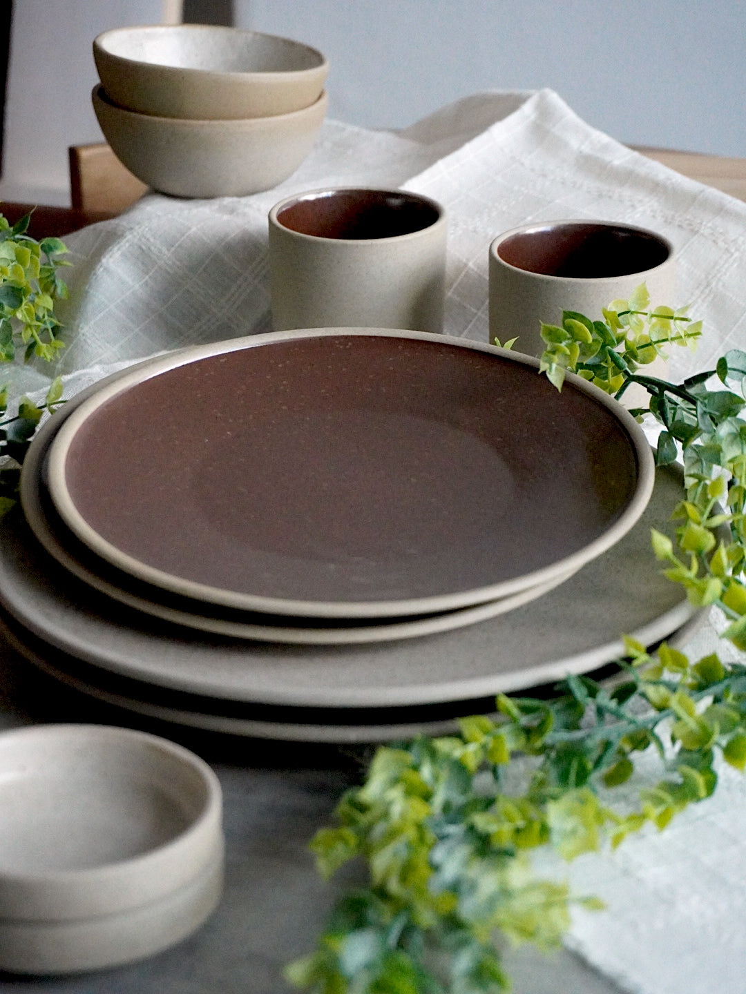 Pecan Brown 8" Salad Plate