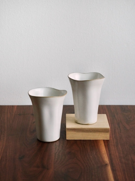 Shell Water Cup (Cream)