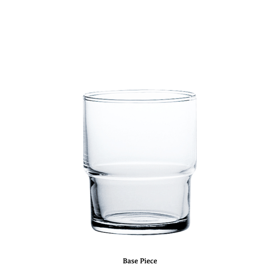 HS Stackable Clear Tumbler Glass (Box of 6)