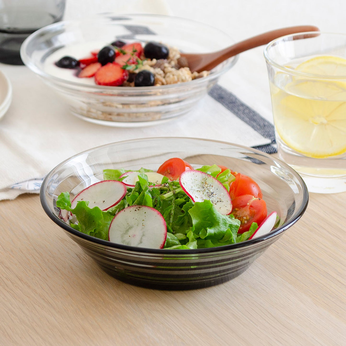 Lelac Smokey Grey Cereal Bowl