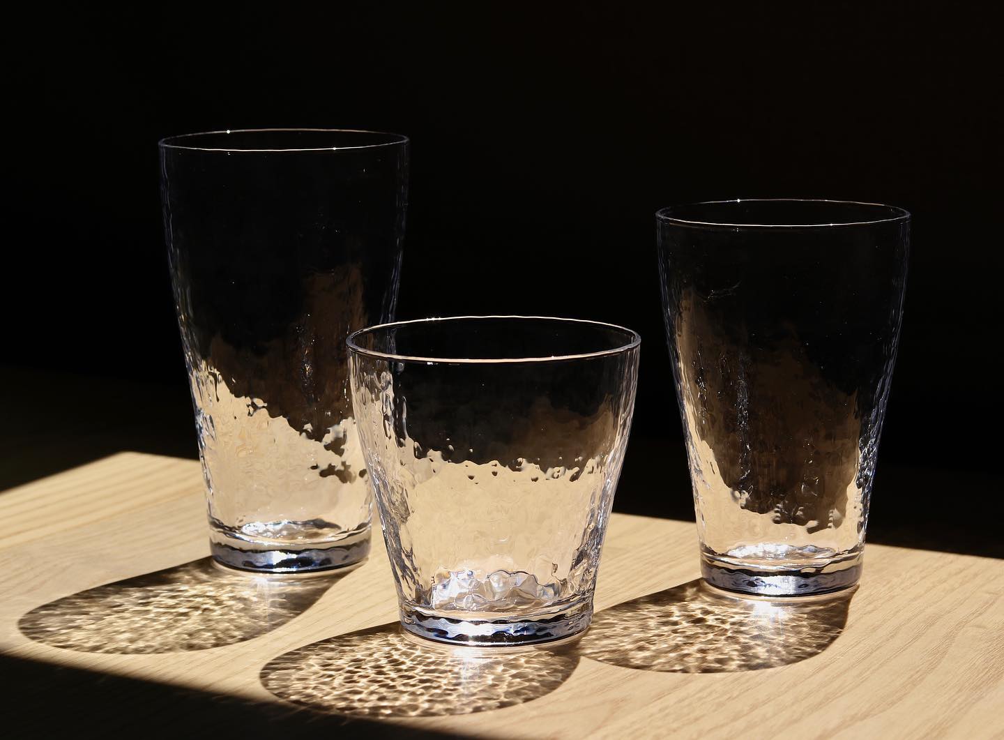 Sazameki Pinch Glass (Box of 3)