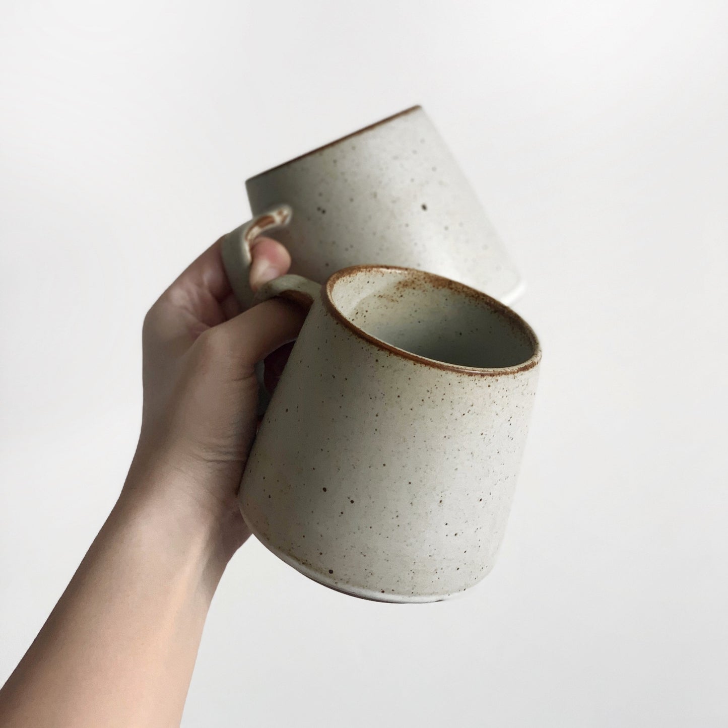 Ollie Speckled Cream Mug