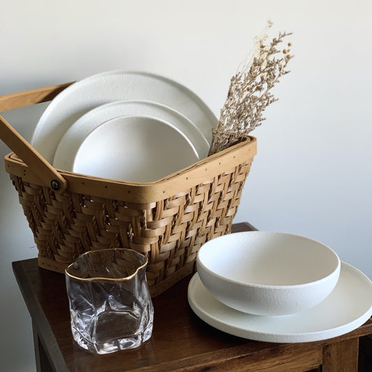 Oasis White 8-Piece Couple Set (for 2)