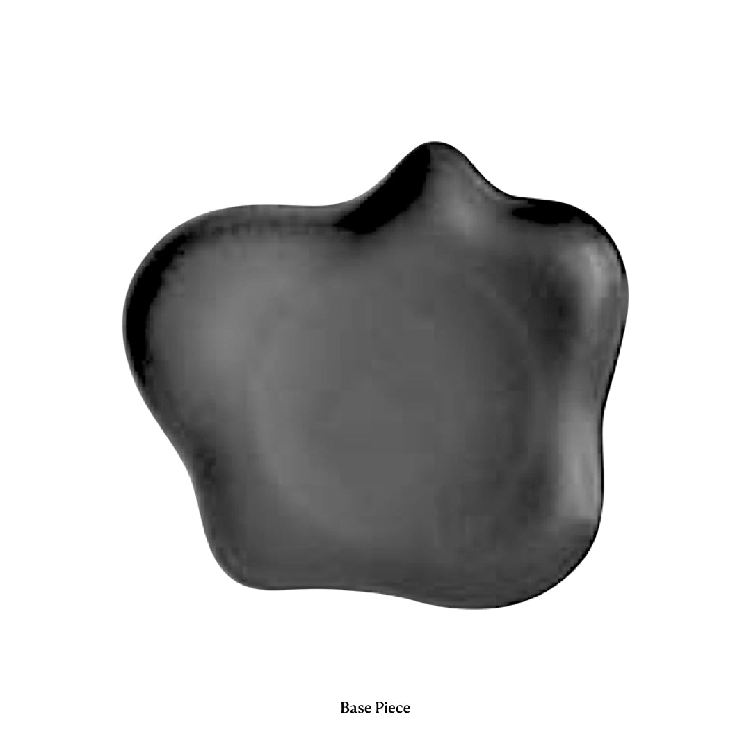 Shell Serving Plate (Matte Black)