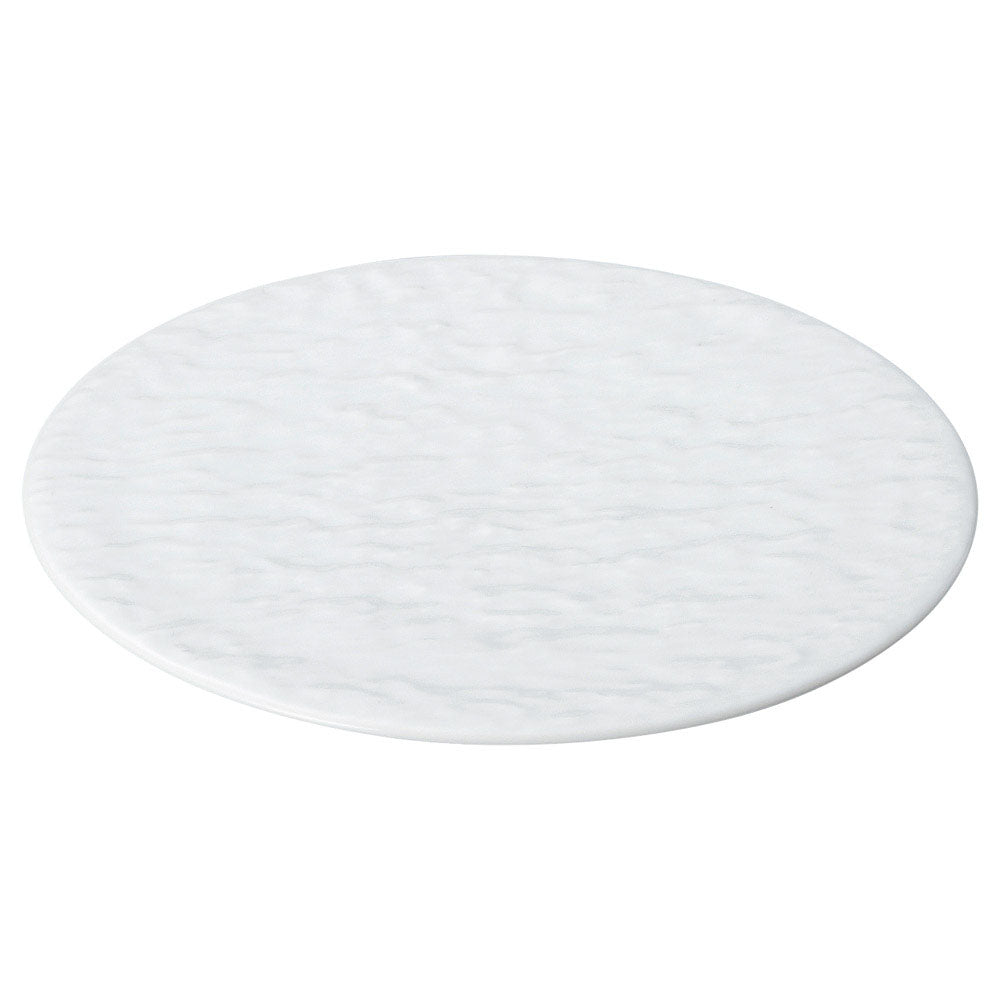 STAGE White Gloss Textured Flat Plate