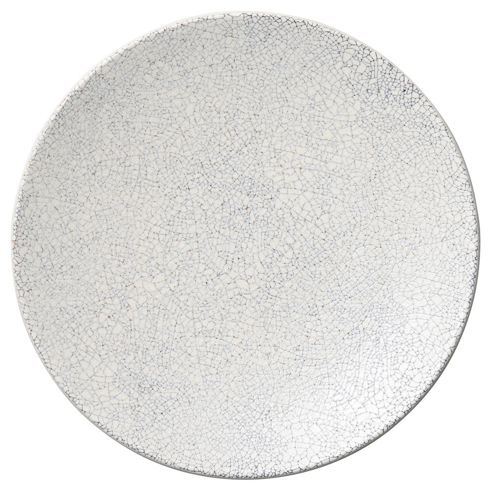 Crackle White Plate