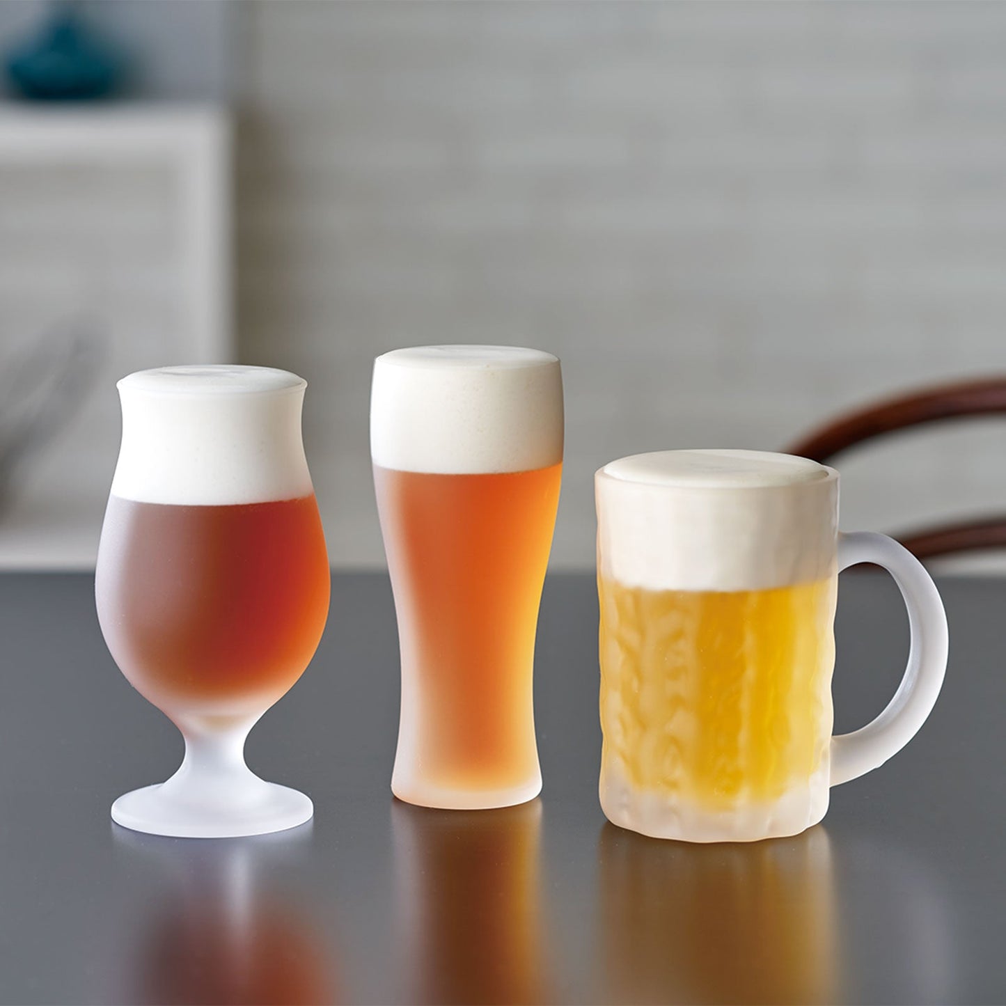 Frosted Pint Beer Glass