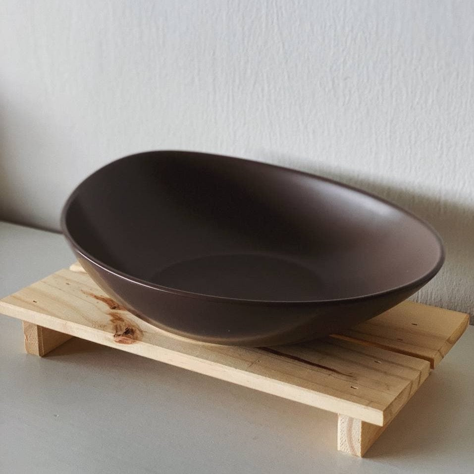 DeTerra 11.5" Oval Salad Bowl