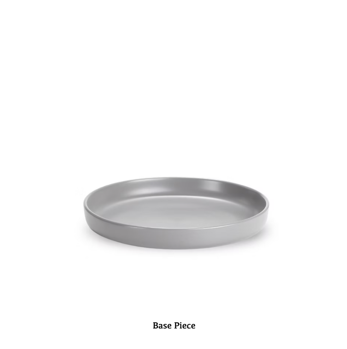 DeTerra 8.5" Deep Plate - Light Grey