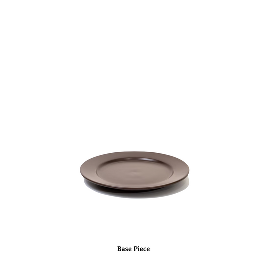 DeTerra 7" Rim Plate - Cacao