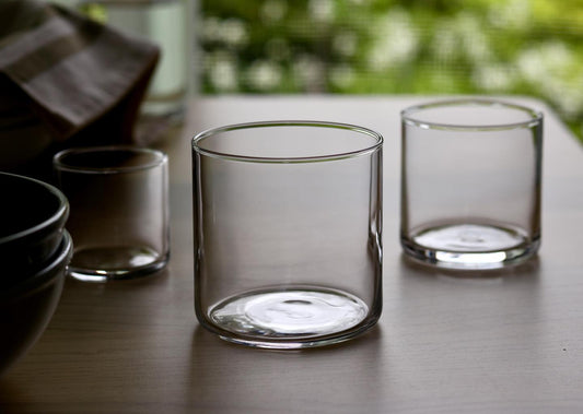 Circle Drinking Glass (2 sizes) - Box of 6