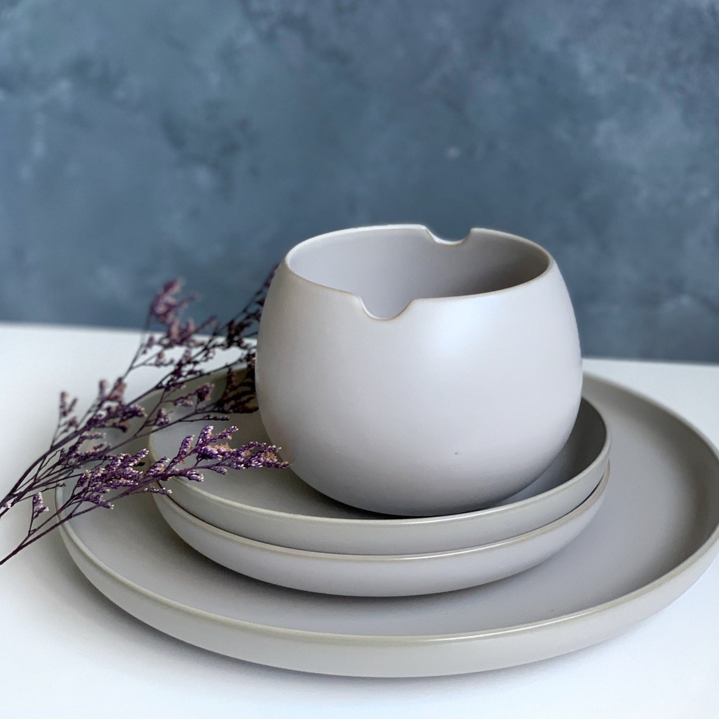 Base II 5" Serving Bowl (Grey)