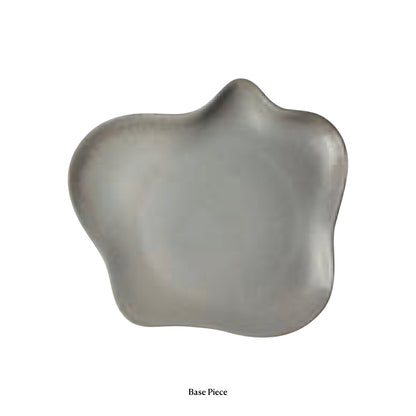 Shell Serving Plate (Cloud Grey)
