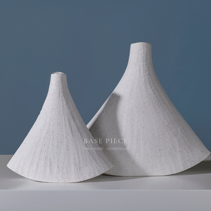 Freya Cream Ceramic Vase