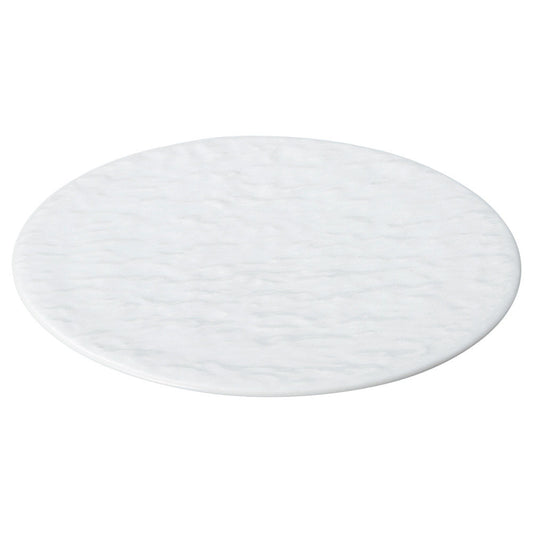 STAGE White Gloss Textured Flat Plate